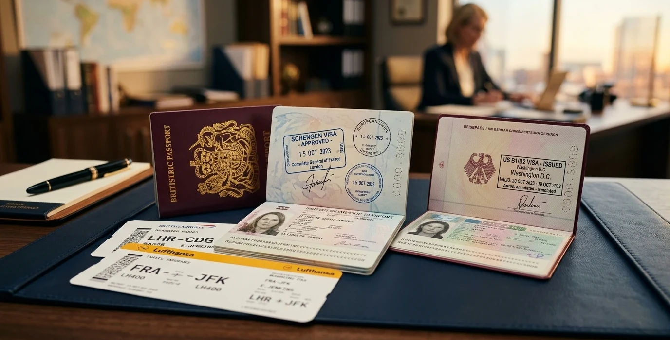 Pasaportes y visas consulares aprobadas